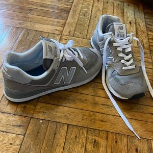 New Balance gently used grey sneakers
